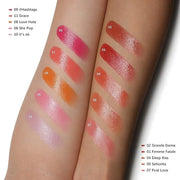 Oulac Moisturizing Shine Rose Pink Lipstick for Women, 2 in 1 Tinted Lip Balm for Winter, Hydrated Juicy and Glossy Lip Co...