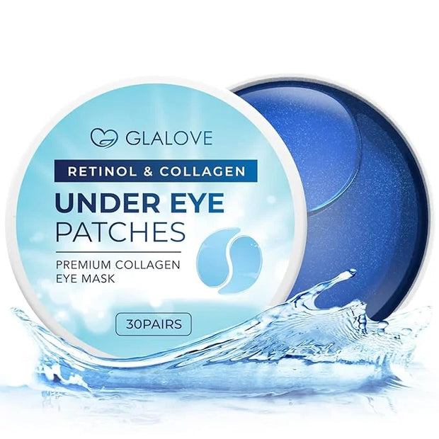 Under Eye Patches for Puffy Eyes: 55 Count Retinol Collagen Eye Gels Pads - Anti-Aging & Rejuvenating Eye Masks Women, Men...