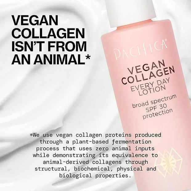 Pacifica Face Moisturizer - Vegan Collagen Face Lotion SPF 30 Broad Spectrum Sunscreen Every Day Face Lotion, UVA/UVB Prot...