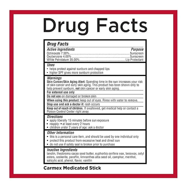 Carmex Classic Medicated Lip Balm Pack, Lip Moisturizer for Chapped Lips, 7 Count (6 Tubes and 1 Stick) - Product Image