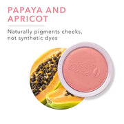 100% PURE Powder Blush (Fruit Pigmented), Mimosa, Soft Shimmery Finish, Nourishes Skin w/Rosehip Oil, Cocoa Butter, Natura...