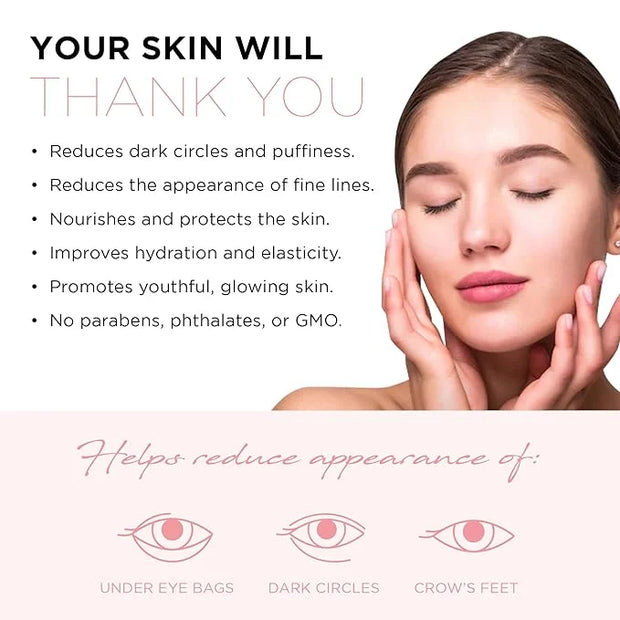Azure Cosmetics Rose Gold Luxury Anti Aging Under Eye Pads - Lifting, Smoothing & Hydrating Eye Mask Patches - Reduces Fin...