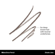 Morphe Micro Dual Eyebrow Pencil - Dual-Ended Brow Pencil Featuring a Retractable, Ultra-Precise, Pointed Tip - Richly Pig...
