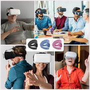 3 Pcs VR Eye Mask Breathable VR Sweat Band Adjustable Sweat Mask Comfortable Eye Face Cover Face Dry Cool VR Face Eyes Mas...