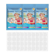 48Pcs White UV Stickers for Sunscreen,Sun Cream Stickers to Reapply,Waterproof UV Detection Stickers,UV Detection Reminder...