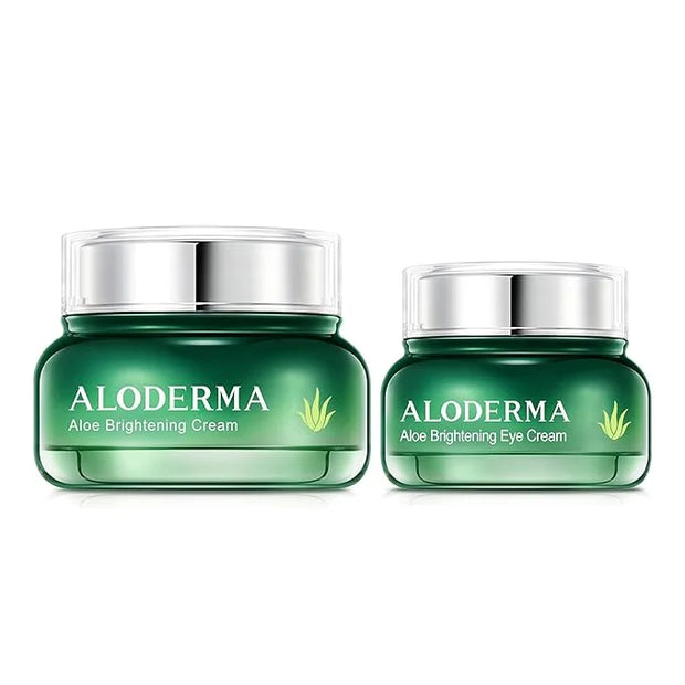 Aloderma Brightening Cream Set, 2 pieces - Brightening Cream, Brightening Eye Cream - Product Image