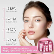 Cherry Blossom Skin Care Kit - Skincare for Girls 10-12 - Hydrating Travel Essentials - Travel Kit with Face Wash, Essence...