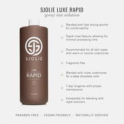 SJOLIE Rapid Spray Tan Solution - Luxe Ultra One Hour Express Tan - Violet Base | Sunless Tanner for a Quick-Drying, Ultra...