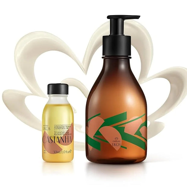 natura Ekos Castanha Body Lotion Concentrate Kit - Anti-Dryness - Deep Skin Hydration Moisturizer - Vegan Skin Care - Self...