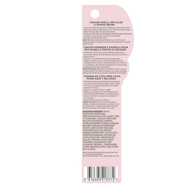 Covergirl Clean Fresh Brow Filler Pomade, 600 Dark Brown, Eyebrow Pencil, Ultra-Precise Tip, Creamy Formula, Highly Pigmen...
