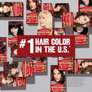 Revlon ColorSilk with Bond Repair Complex, Auburn Permanent Hair Color, 100% Gray Coverage, Ammonia Free Hair Dye, Vegan K...