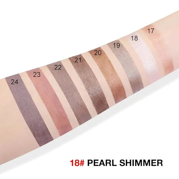 evpct Pearl Shimmer Cream Eye Shadow Brightener Sticks Set for Eyes, Pearl Shimmery Matte Pencil Eye shadow Applicator Sti...