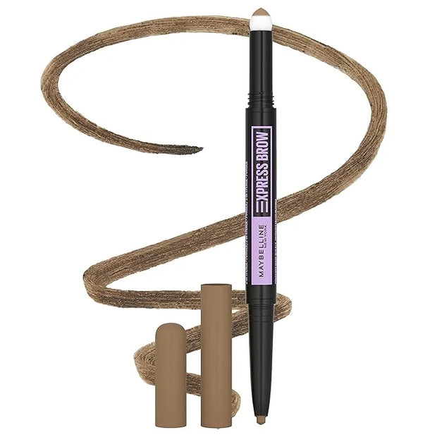 Maybelline Express Brow 2-In-1 Pencil and Powder Eyebrow Makeup, Blonde, 1 Count - Product Image