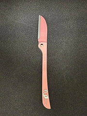 Feather Flamingo Facial Touch Up Stainless Steel Razor for Eyebrow and Face Hair Removal - 3 Pack | Foldable and Long-Last...