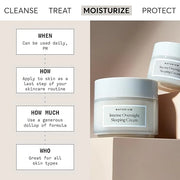 Naturium Intense Overnight Sleeping Cream Jumbo, Hydrating & Anti-Aging Face Moisturizer, 3 oz - Product Image