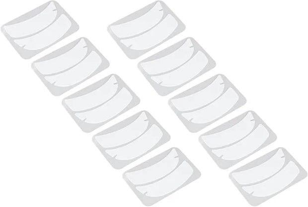 10 Pairs Reusable Silicone Under Eye Gel Pads for Eyelash Extensions, Flexible Notch Design Eyelash Extension Patches for ...