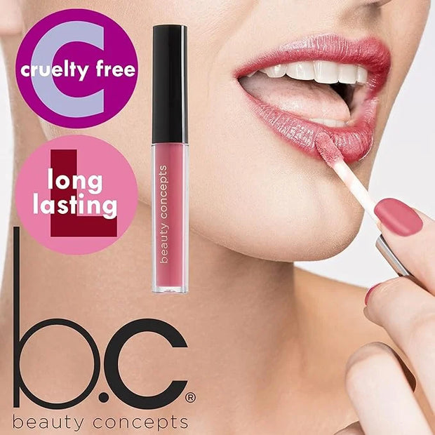 Beauty Concepts Lip Gloss Collection – Shimmering, Glossy Lip Makeup Set for a Radiant Finish, Neutral - Product Image