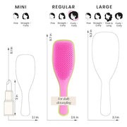 Tangle Teezer Ultimate Detangler Curly Hair Brush, Dry & Wet Hairbrush, Reduces Frizz & Breakage, for 3C to 4C Curly Hair ...