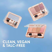 COVERGIRL - Eye Enhancers 4-Kit Eyeshadow, silky, sheer formula, double ended applicator, 100% Cruelty-free - Product Image