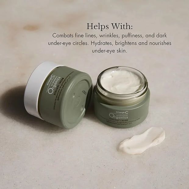Scientific Organics Eyelight Cream - Stem Cell Eye Cream with Antioxidants - Anti-Aging Eye Cream Targets Dark Under-Eye C...