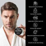 Men’s under Eye cream: all-in-1 Eye Bags, Dark Circles, and Puffiness reduce- Men’s eye care for hydrate, firm & repair - ...