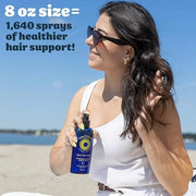 After Sun Moisturizing Spray & Hair Detangler Combo (3 Pack) - 12oz Full Size + 2oz Travel Size Hydrating Facial and Body ...