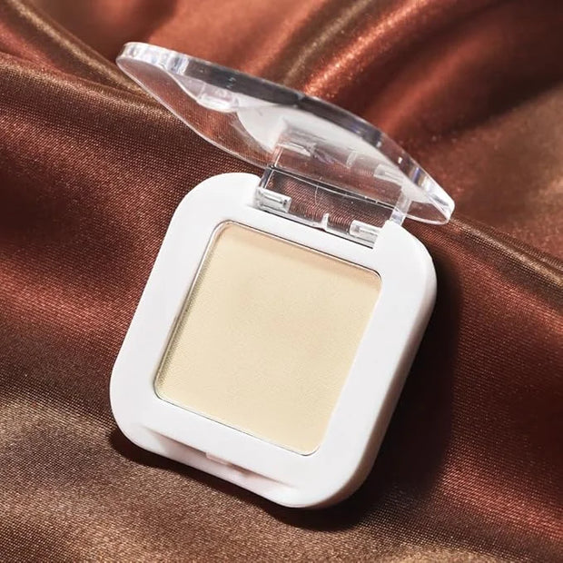 Kaely Pressed Single Eyeshadow Makeup, Vanilla Nude Beige Matte Highly Pigmented Monochrome Eye Shadow Palette, Waterproof...