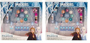 Lip Smacker Disney Frozen II Color Makeup Set For Girls, Shimmer Cream, Lip Gloss, Lip Balm, Nail Polish (Pack of 2) - Pro...