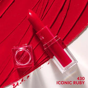 COVERGIRL Clean Lip Color, Iconic Ruby, Satin Finish, Squalane, Avocado & Aloe, Carmine-Free, Non-Drying, 0.12oz - Product...