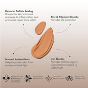 Senté Even Tone Mineral Sunscreen Tinted Broad-Spectrum Lotion - Medium-Dark SPF 36 - UVA/UVB Protection - 40-Min Water-Re...