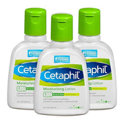 Cetaphil Moisturizing Lotion, 4 fl oz (Pack of 3), Hydrating Moisturizer For All Skin Types, Instant Hydration lasting up ...