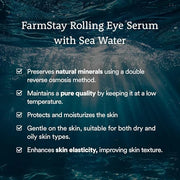FARMSTAY Vitamin & Collagen Roll-on Eye Serum – Hydrating & Firming Eye Care, Reduces Puffiness, Dark Circles & Fine Lines...
