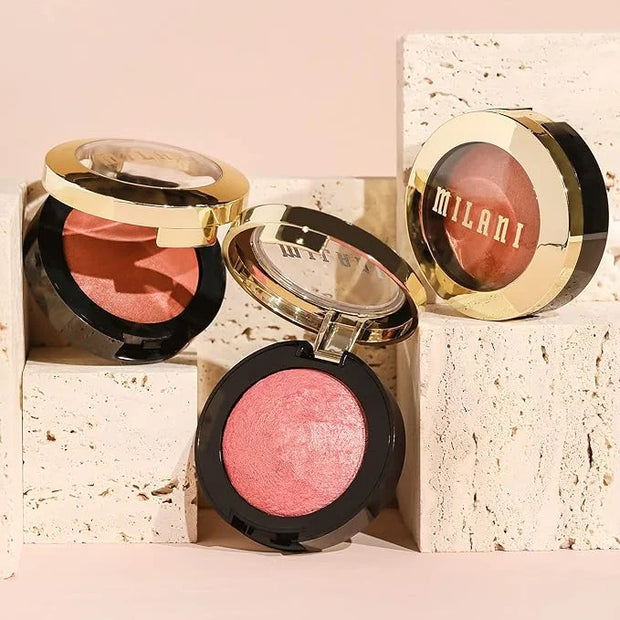 Milani Baked Blush, Powder Blush for Cheeks, Cruelty Free Makeup - Shape, Contour & Highlight Face for a Shimmery or Matte...