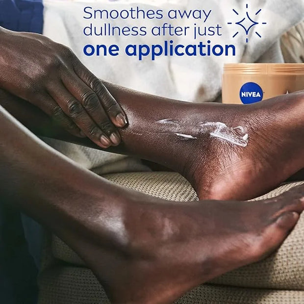 NIVEA Cocoa Butter Body Cream with Deep Nourishing Serum, Cocoa Butter Cream for Dry Skin, 16 Ounce Jar - Product Image