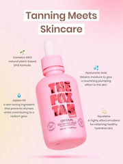 The Fox Tan Sunkissed Duo Bundle, Self-Tanning Face Serum & Body Lotion For Natural Streak-Free Tans, Vegan & Cruelty Free...