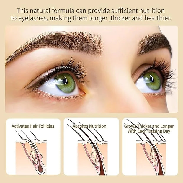 Lash Serum - Eyelash Growth Serum for Longer, Fuller, Thicker Lashes - Gentle Formula, 4ml - Product Image