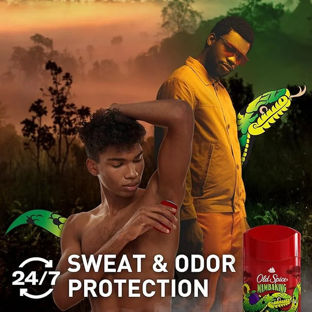 Old Spice Aluminum Free Deodorant for Men, 24/7 Odor Protection, 24/7 Freshness & Lasting Scent, Goes on Clear, MambaKing ...