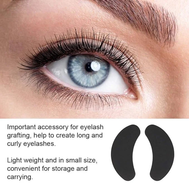Under Eye Pads, 50 Pairs Eye Gel Pads, Eyelash Extension Pads for Eyelash Extensions Eye Mask Beauty Tool, Black - Product...