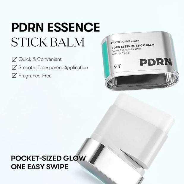 VT COSMETICS PDRN Essence Stick Balm, PDRN Collagen Multi Wrinkle Stick, All-in-One Eye & Neck Treatment, Glow Makeup Base...