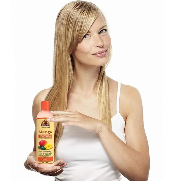 OKAY MANGO REVITALIZING ANTI BREAKAGE SHAMPOO 12oz / 355ml - Product Image