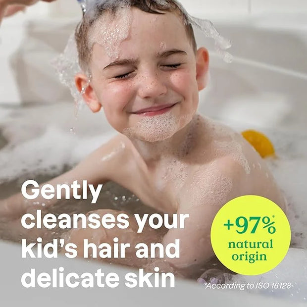 ATTITUDE Shampoo and Body Wash for Kids, EWG Verified Hair and Body Cleanser, Dermatologically Tested Soap, Plant and Mine...