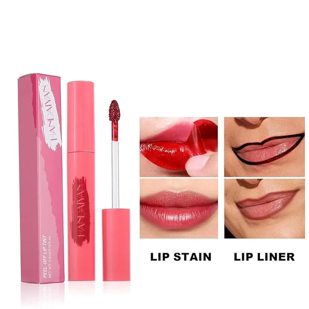 6 Colors Peel Off Matte Lip Tint, Long Lasting Natural Peel Off Tattoo Lip Liner Stain, Waterproof Smudge Proof Non-Stick ...