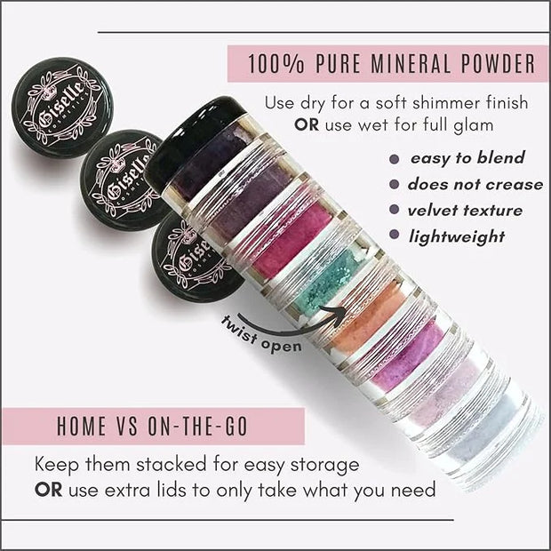 Loose Mineral Eyeshadow and Contouring Palette - Lolly