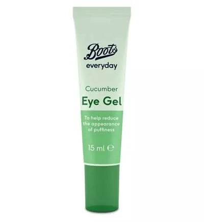 Boots Everyday Cucumber Eye Gel,vegan skin care range enriched with cooling cucumber and vitamins, to gently care for your...