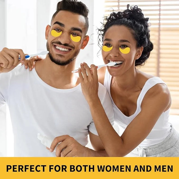 Under Eye Patches For Puffy Eyes 70PCS, 24K Gold Eye Mask For Dark Circles and Puffiness, Under Eye Mask Patches Skincare,...