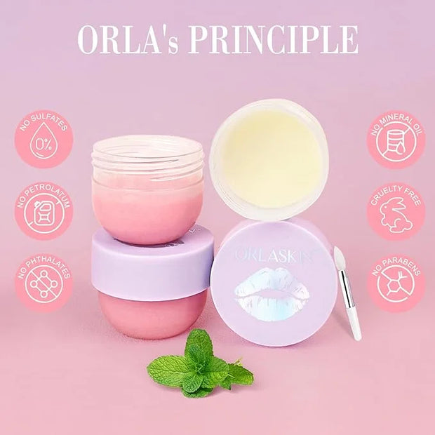 Lip Mask & Lip Scrubber Exfoliator Flavor）