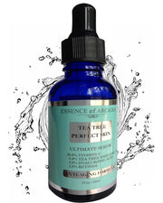 Tea Tree Perfect Skin Facial Serum, Ultimate Anti-Aging Formula for Acne-Prone Skin with 20% Vitamin C, Tea Tree Essential...