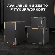 3 in 1 Non-Slip Wooden Plyo Box Plyometric - Product Image