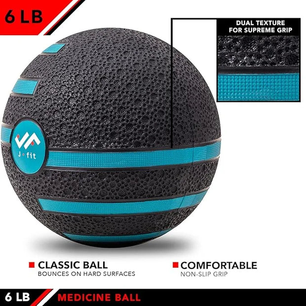 JFIT Medicine Exercise Ball with Dual Texture - Product Image