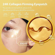 [K Beauty Snp] 24K Gold Firming Eye Patch | 11,900mg of Collagen with 24K Gold | Tightening and Hydrating for All Skin | U...